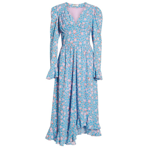 Stine Goya Freesia Midi Dress in Stardot, Medium - Picture 1 of 16